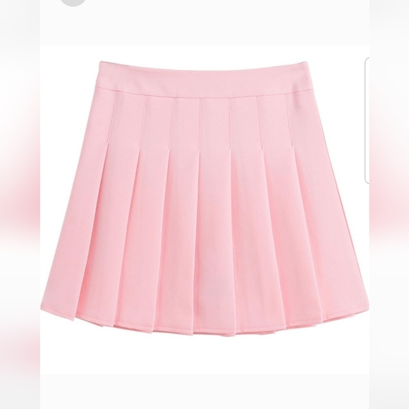 My Violet Pink Pleated Mini Skirt - Picture 7 of 7